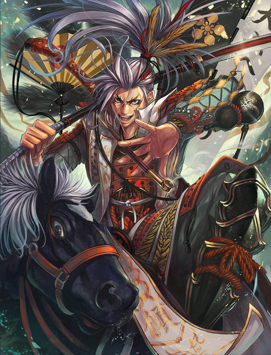 少年仗剑走天涯日本武士插画壁纸欣赏