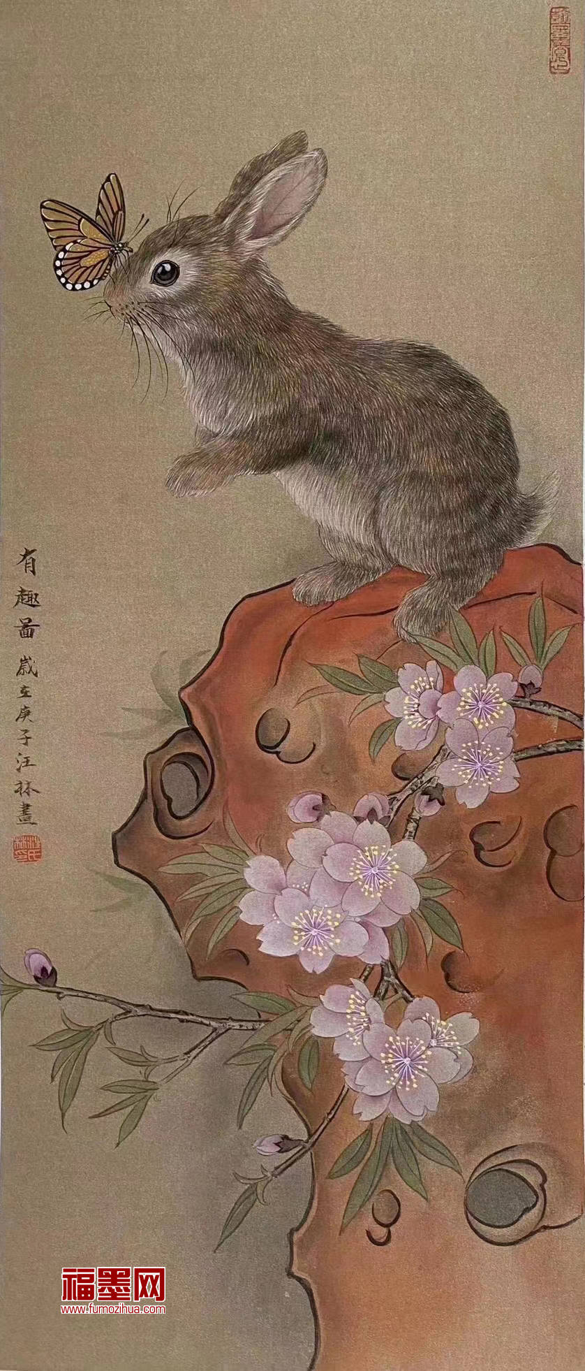 原创国画动物画浅读天真可爱憨态可掬总有一幅萌到你