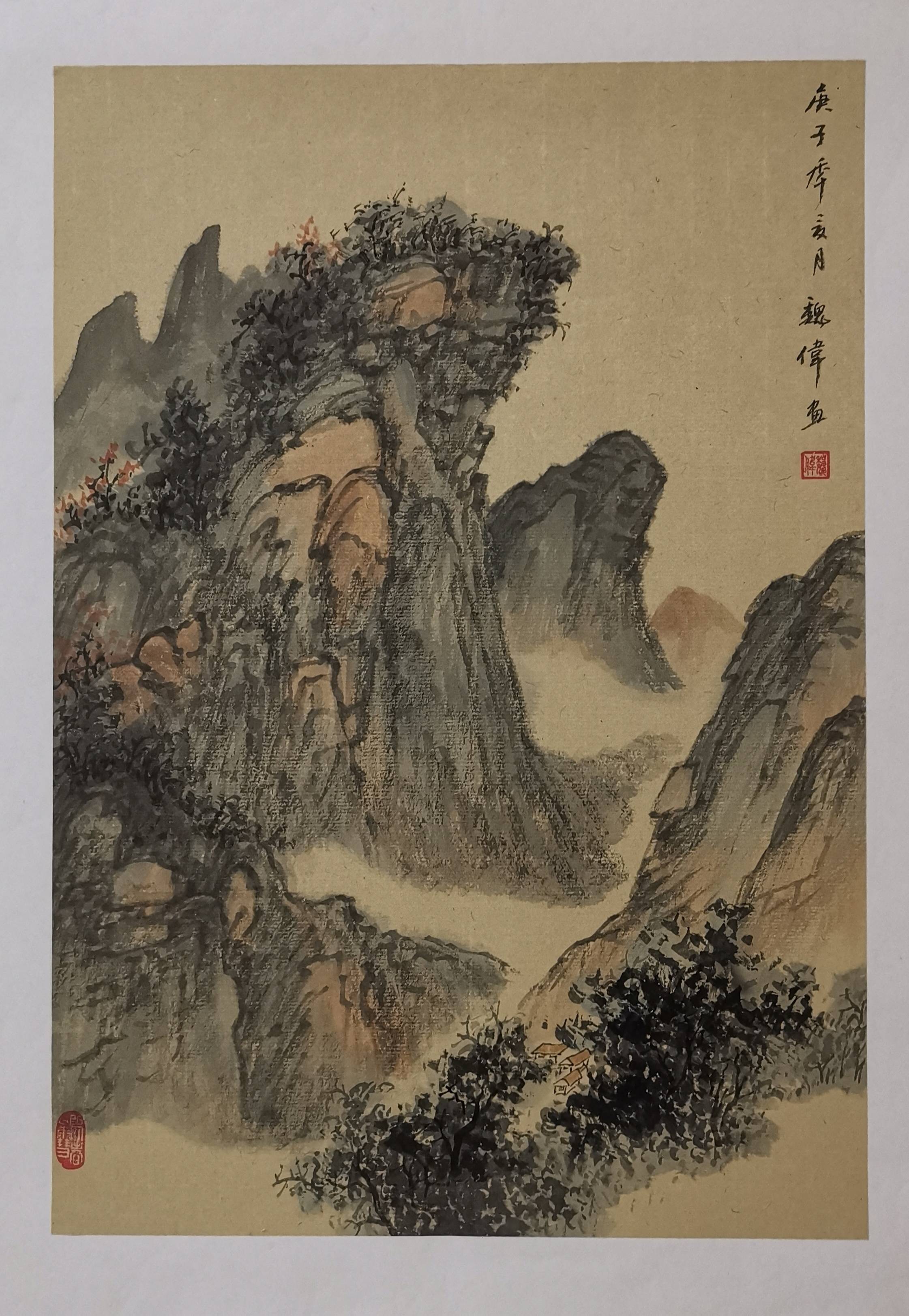 青年画家魏伟——水墨交融,气韵生动