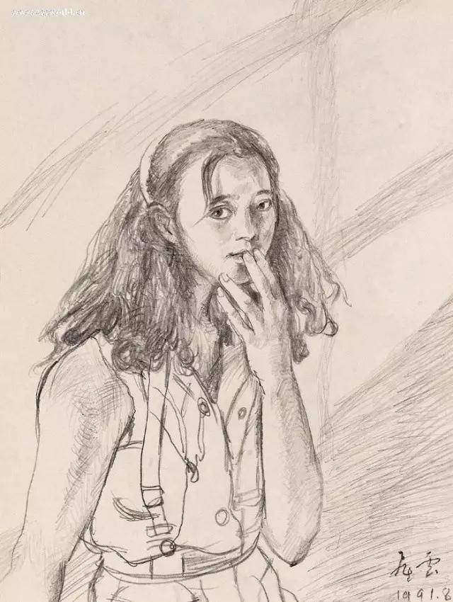 杨飞云素描作品