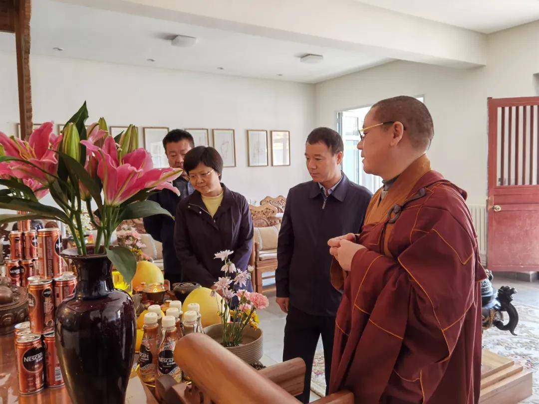 安全工作在北固碾天主堂检查宗教活动场所安全工作在千寿寺检查宗教