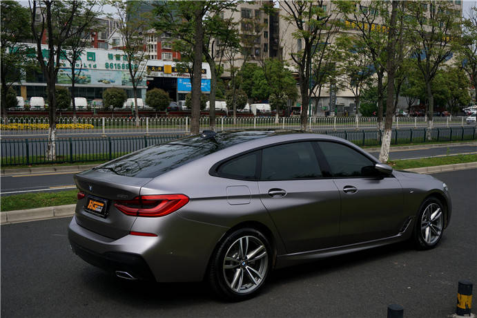 宝马6系美国进口秃鹰改色膜teckwrap电光棕灰 霸气总裁范