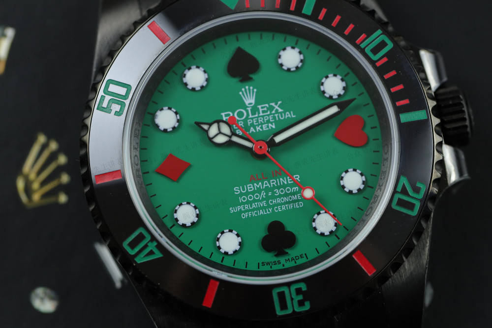 劳力士又耍新花样?联名blaken改装拉斯维加斯赌王限量版腕表