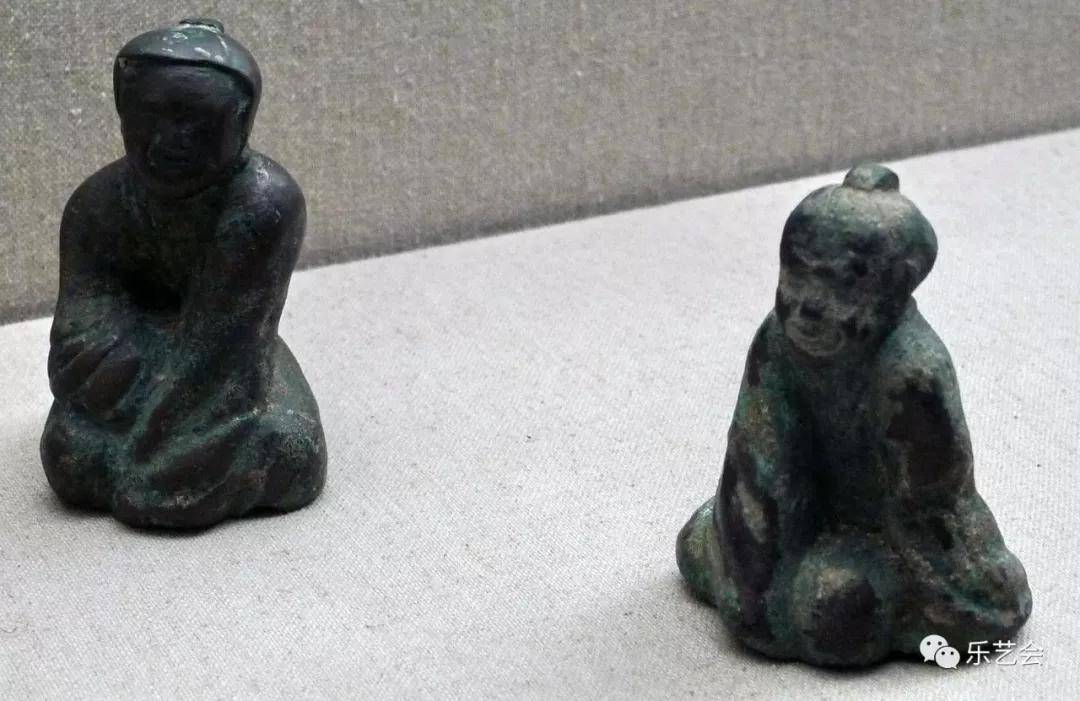 西安博物院藏西汉人形铜镇 九州铜人拍摄
