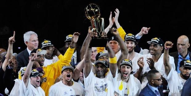 组图:湖人近十次总冠军回顾 三破绿军四度卫冕