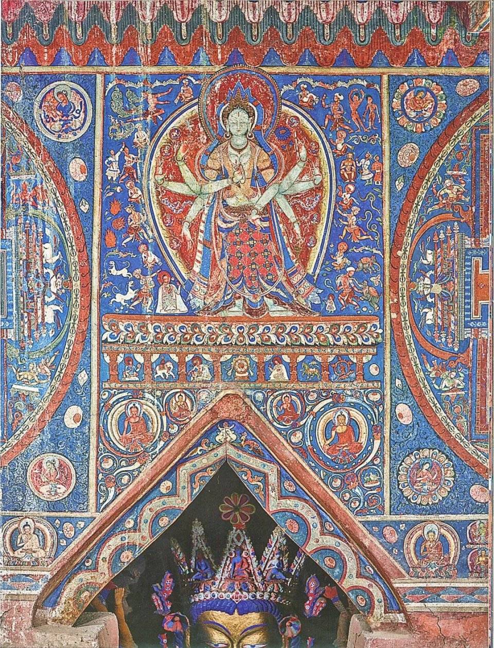 最完整的克什米尔艺术风格壁画不在古格王朝,竟然在这儿?