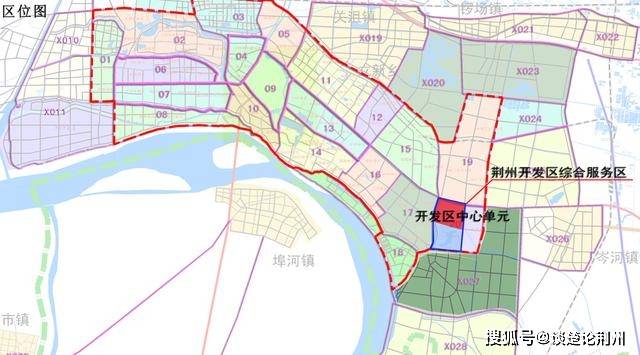 荆州开发区道路规划图图片