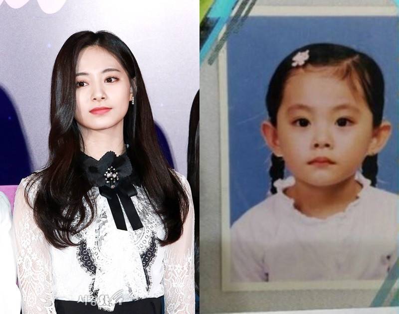 jennie高级厌世脸都没变,秀智,周子瑜从小美到大,iu高萌