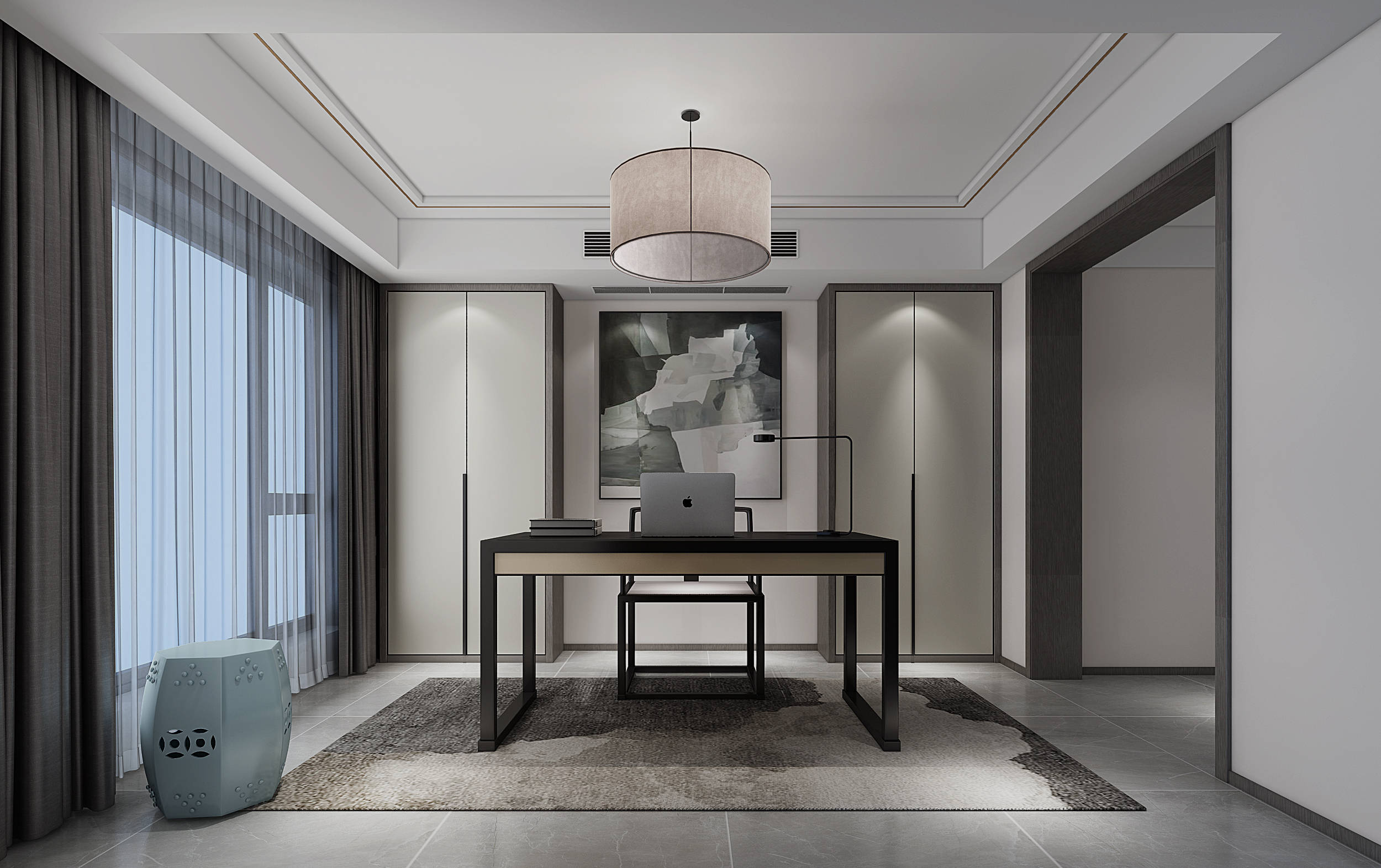 无锡别墅装饰-印象剑桥400平现代简约_空间