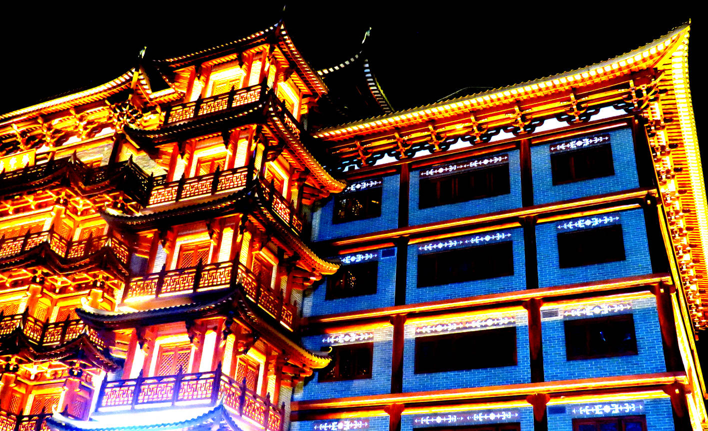 旅宿推荐人文摄影广州大佛寺夜景及北京路记录摄影徐晔