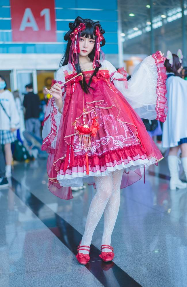 lolita装扮,漫展返图_手机搜狐网
