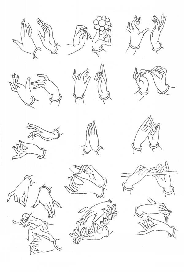 古代仕女基础画法图解