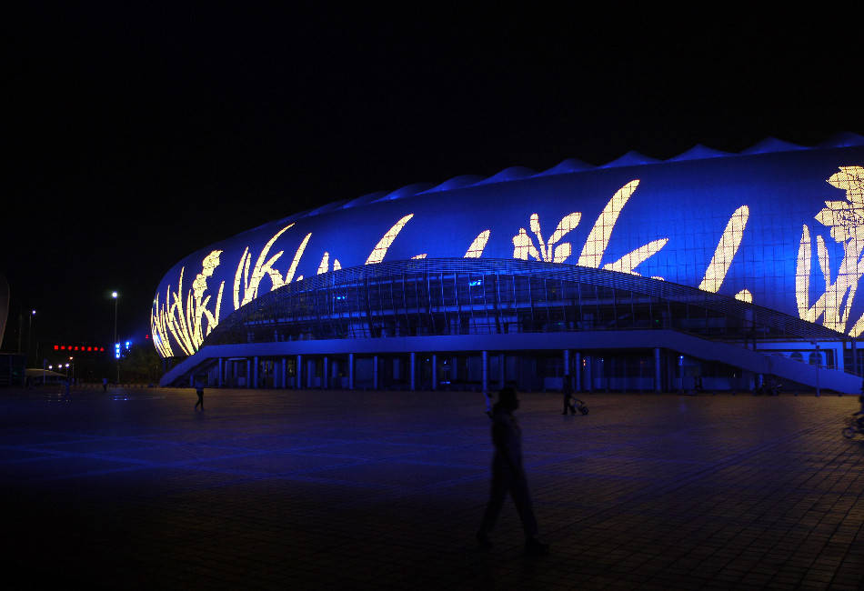 福建漳州体育场夜景亮化工程案例小凌狐照明设计