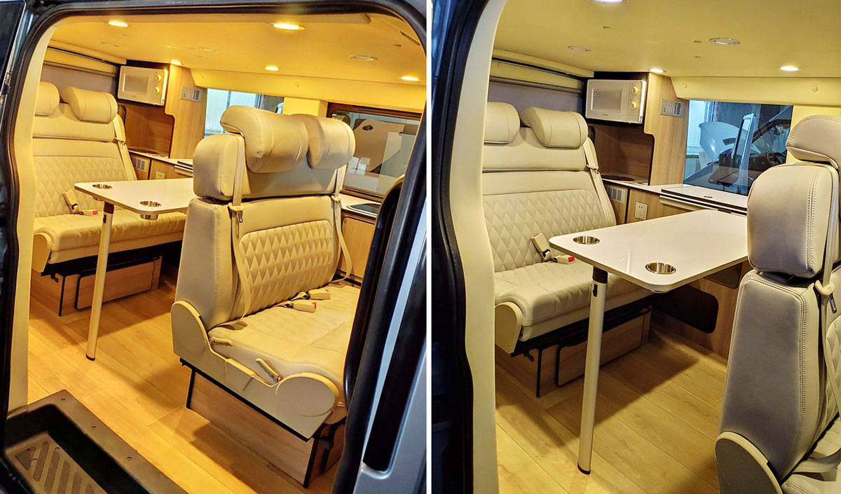 连云港福特全顺改装效果图-商务车改床车