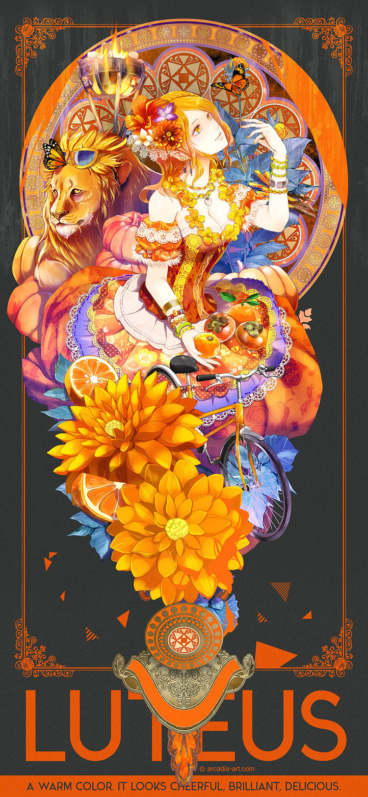 十二种颜色遇到宠物展现不一样的拟人化橙色的最霸气