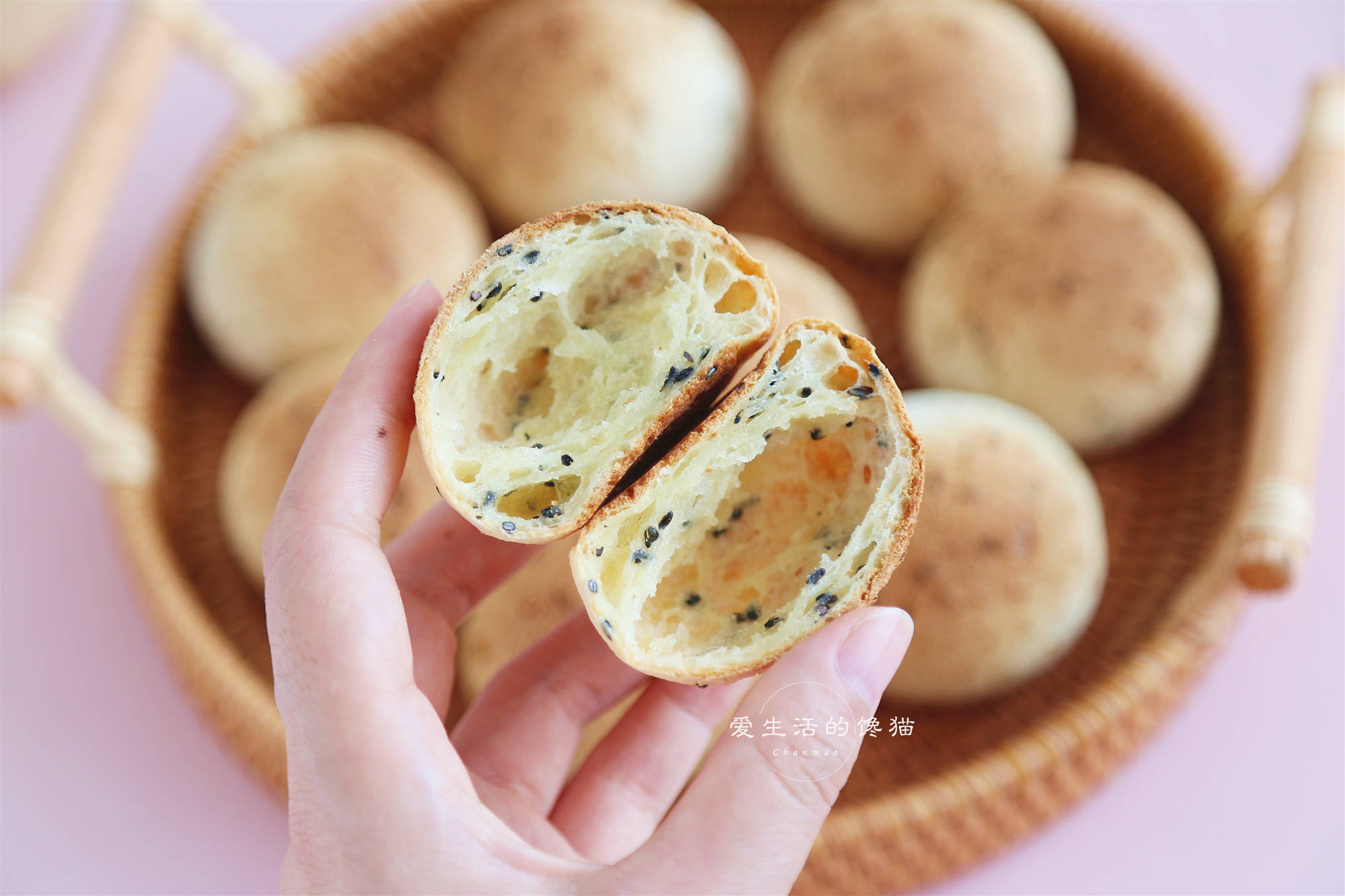 麻薯包的懒人做法拌一拌揉一揉个个软糯又空心越吃越好吃