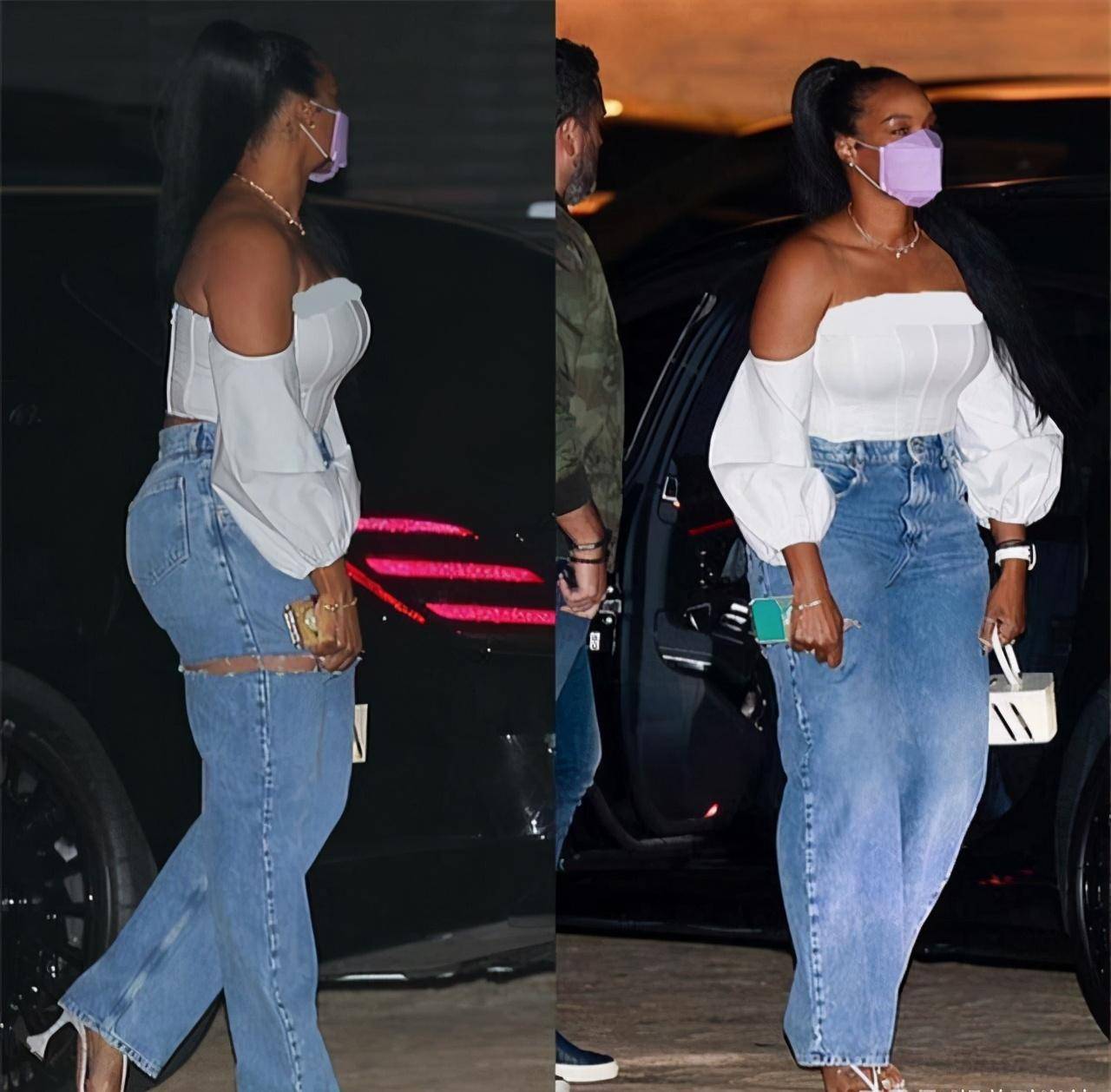 湖人队太太团聚会比美,詹皇嫂又壮又矮,白癜风超模