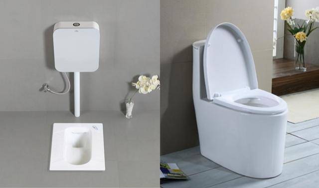 你见过蹲坐两用的马桶?在蹲便器上装个圈,如厕实现两全其美