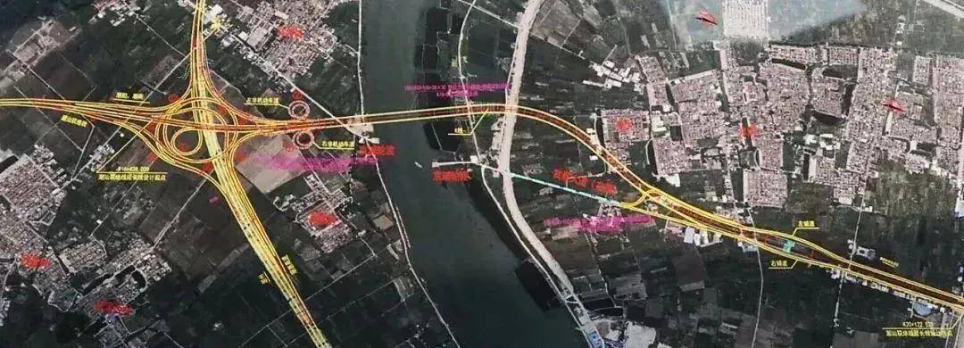 跨越榕江南河,潮汕环线高速公路潮汕联络线延长线拟建京灶大桥