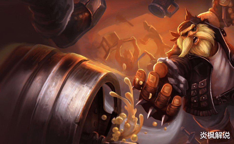 原创lol里的酒桶只能打野伤害还低为什么很多职业选手经常用