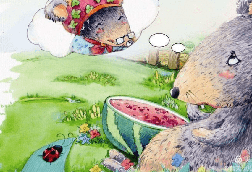 《大西瓜》 1,儿童睡前故事【大西瓜】儿童故事绘本分享简介: 小老鼠