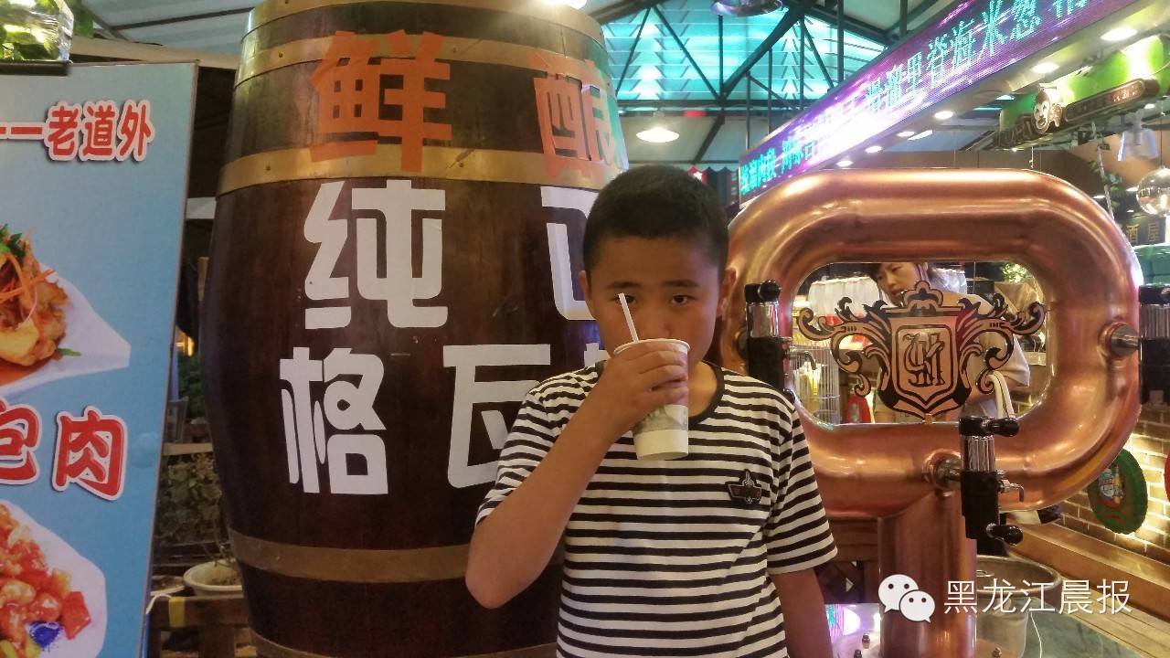 秋林鲜酿格瓦斯 只有到哈尔滨才能尝到