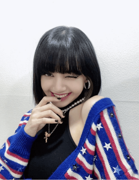 lisa的铁刘海小秘诀来了短发又甜又飒不愧是人间芭比