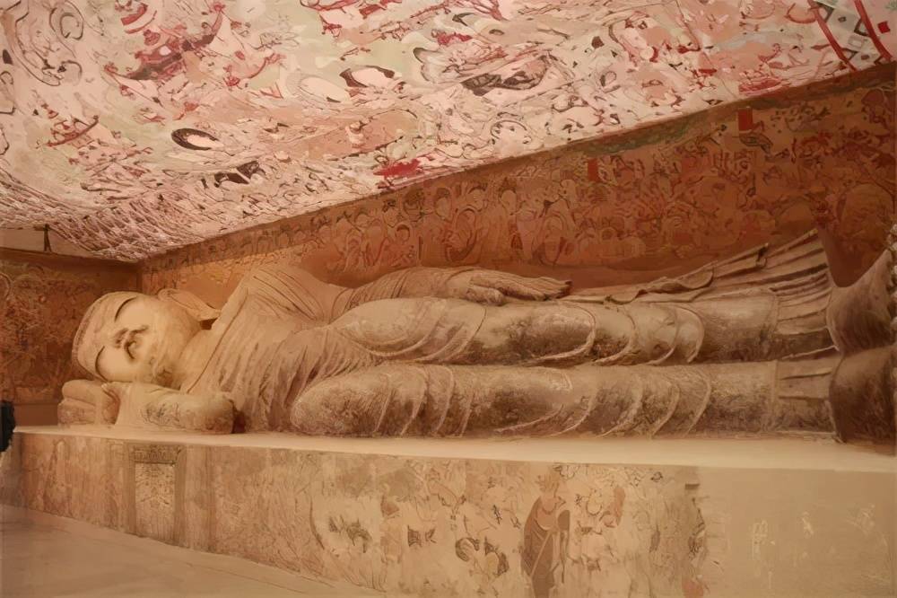 石窟彩塑 | 莫高窟第158窟大型涅盘窟