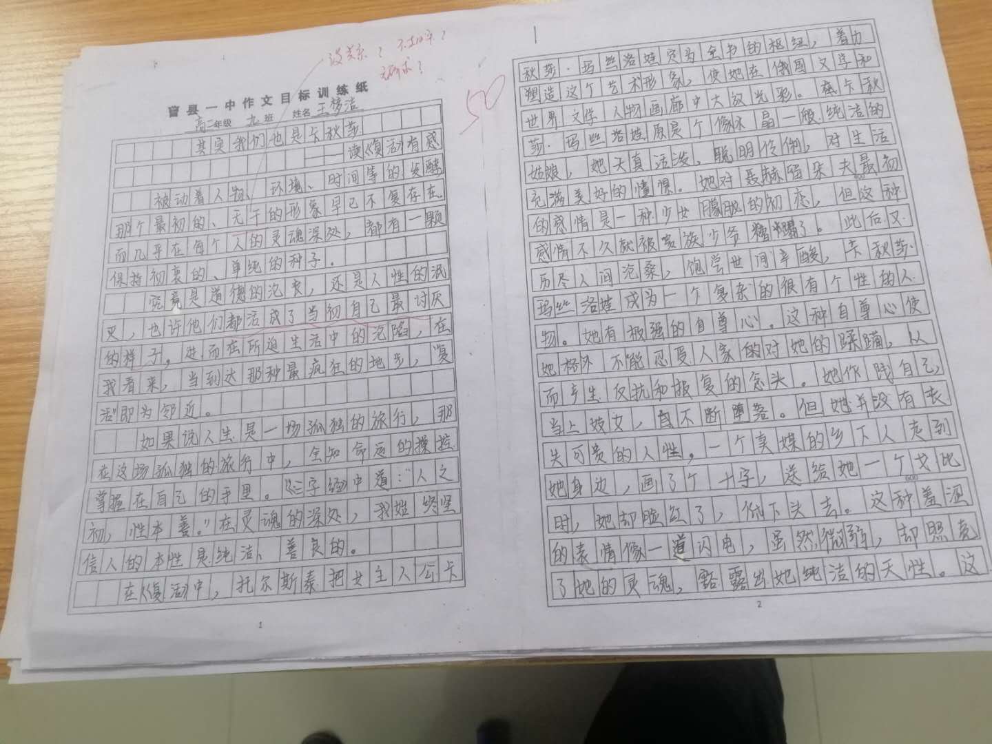 《大卫科波菲尔》《复活》影评训练