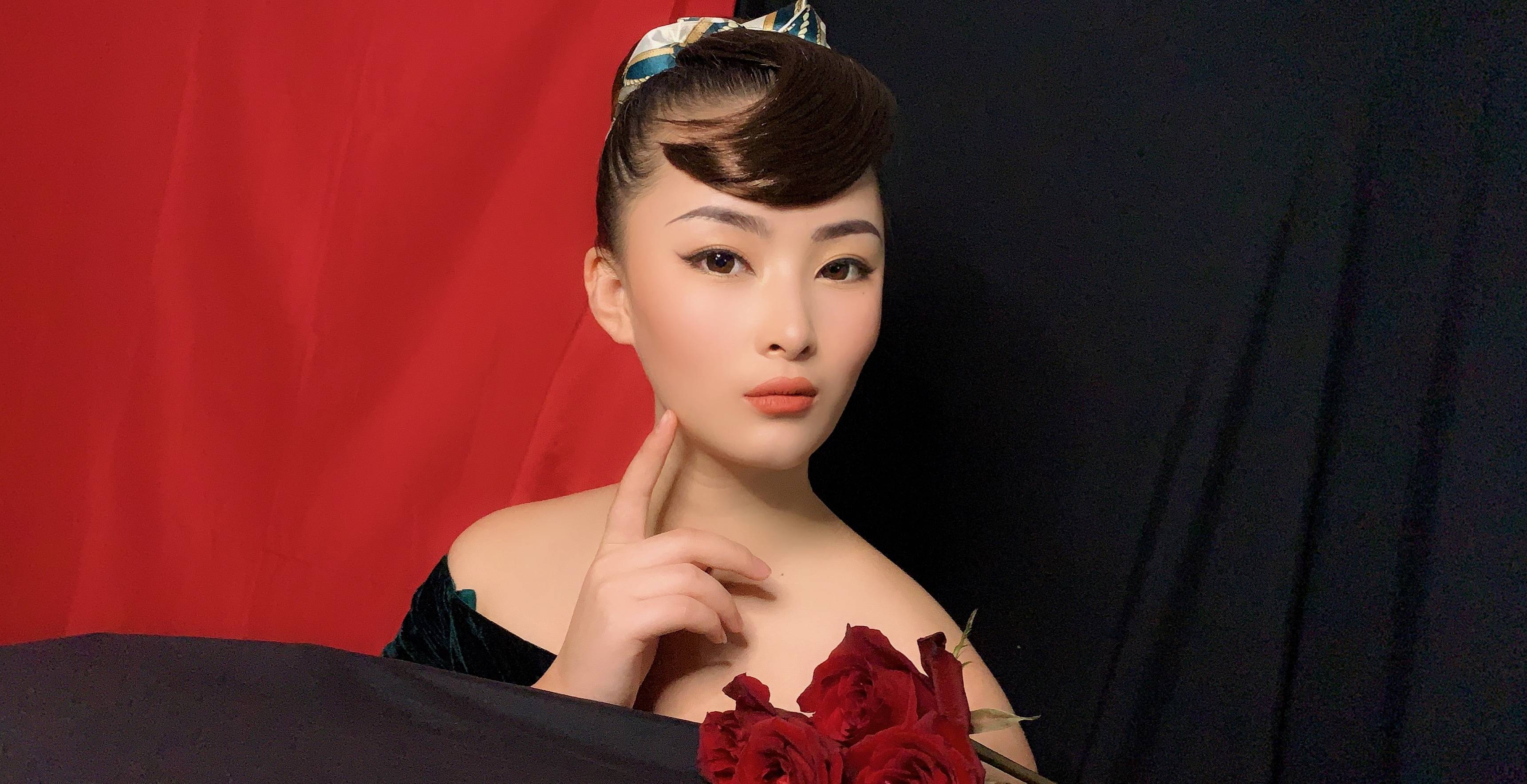 民国时期流行妆容,摩登造型,讲究的是洋气,够摩登