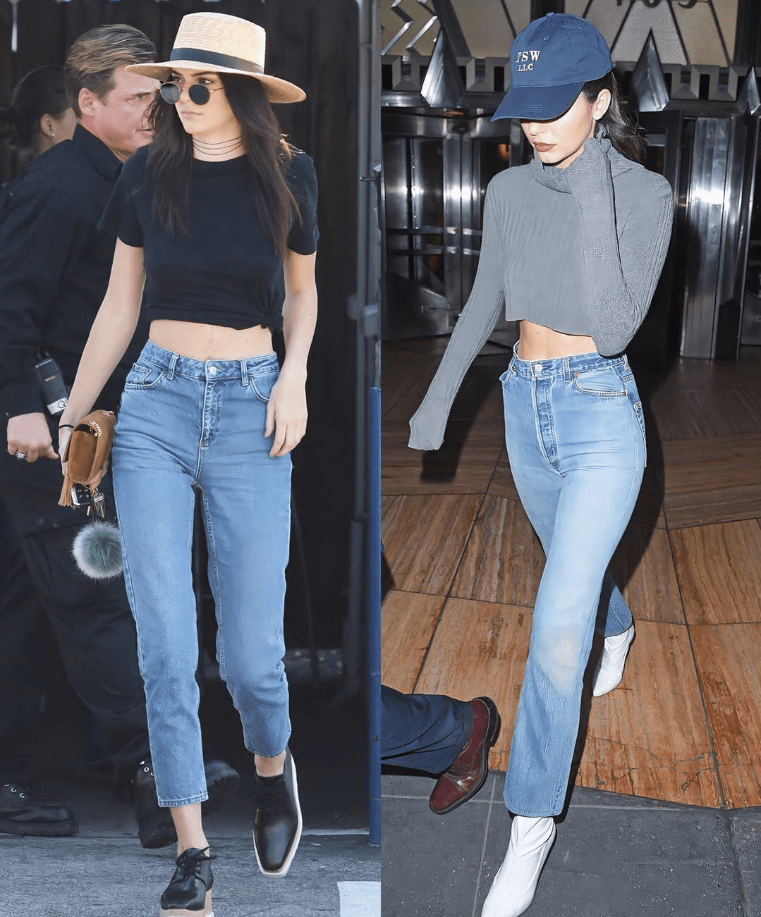 肯豆时尚的牛仔裤穿搭,简约随性又大方时尚,时髦精们的穿搭范本