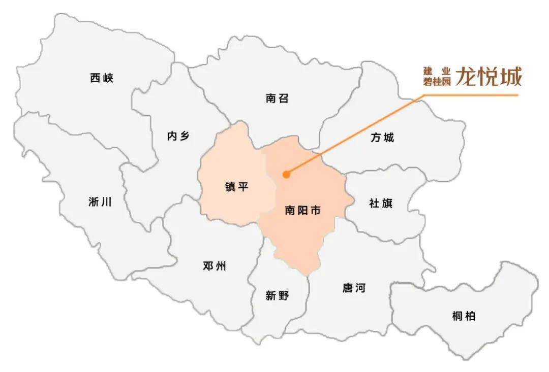 南阳十三县地图图片