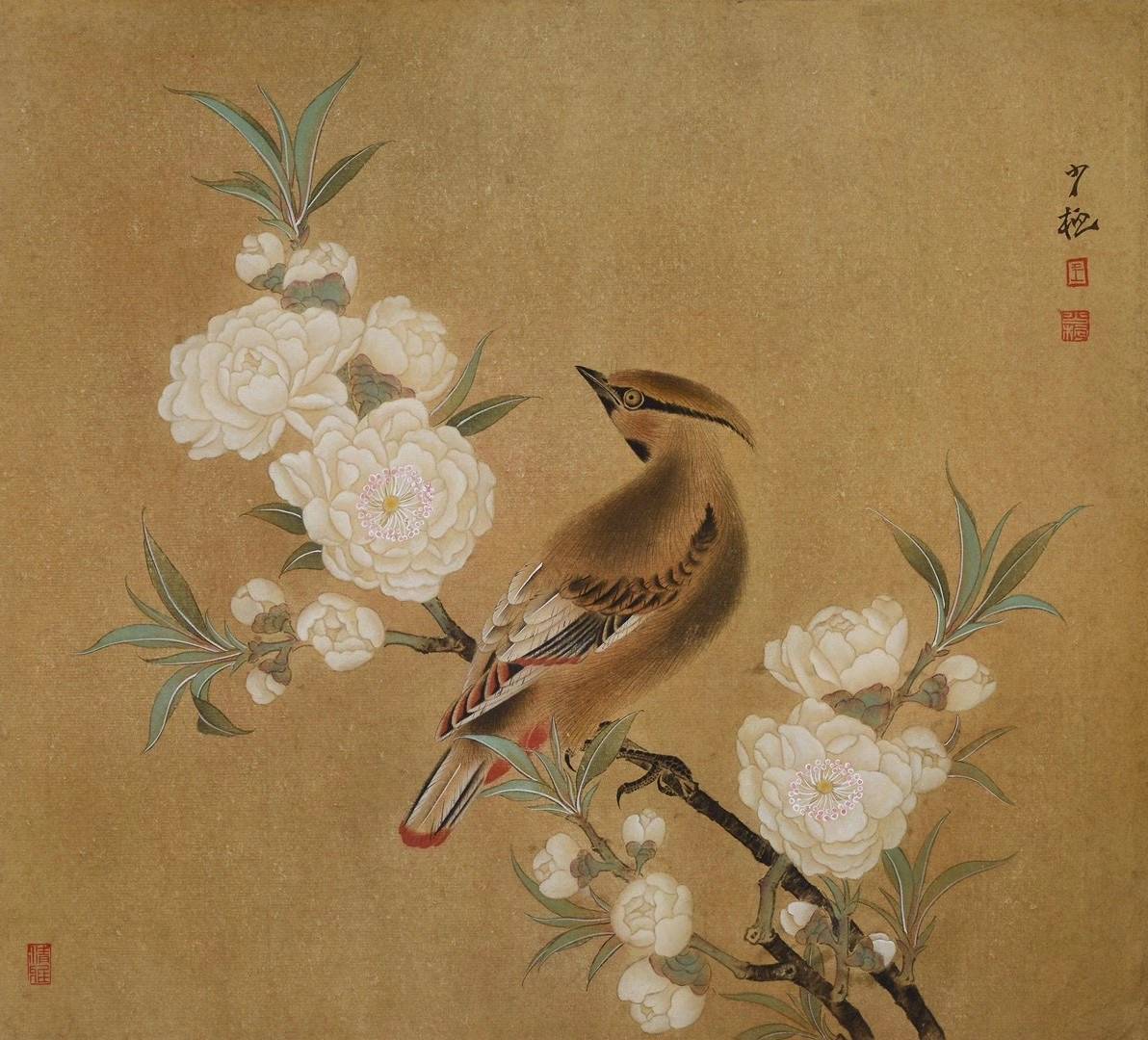 王少桓仿宋人笔意花鸟新作欣赏