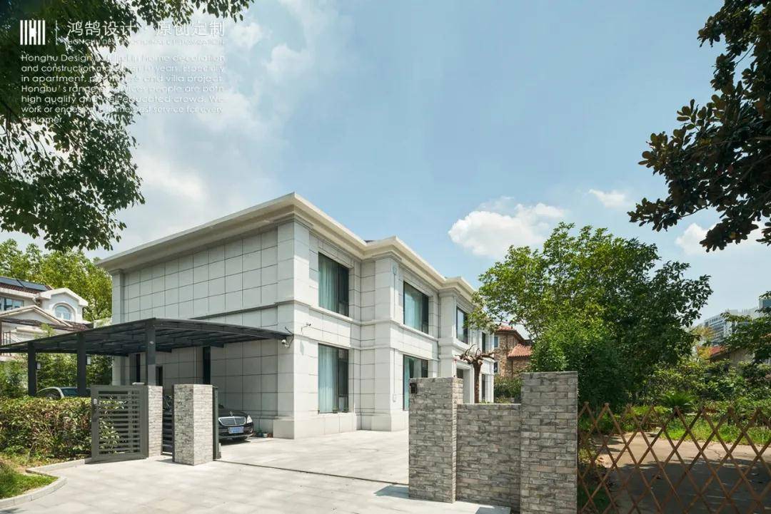 实景拍摄鸿鹄别墅设计800m05现代简约独栋别墅