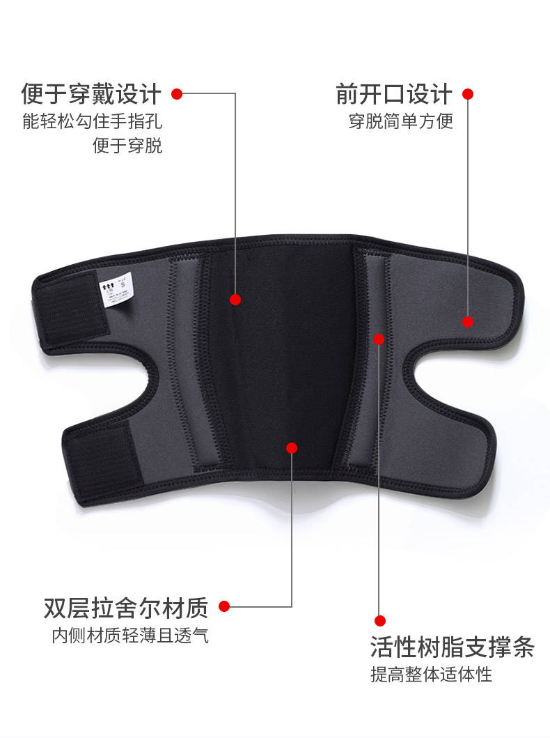 护膝的使用方法图片