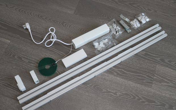 小益c3智能电动窗帘体验_轨道