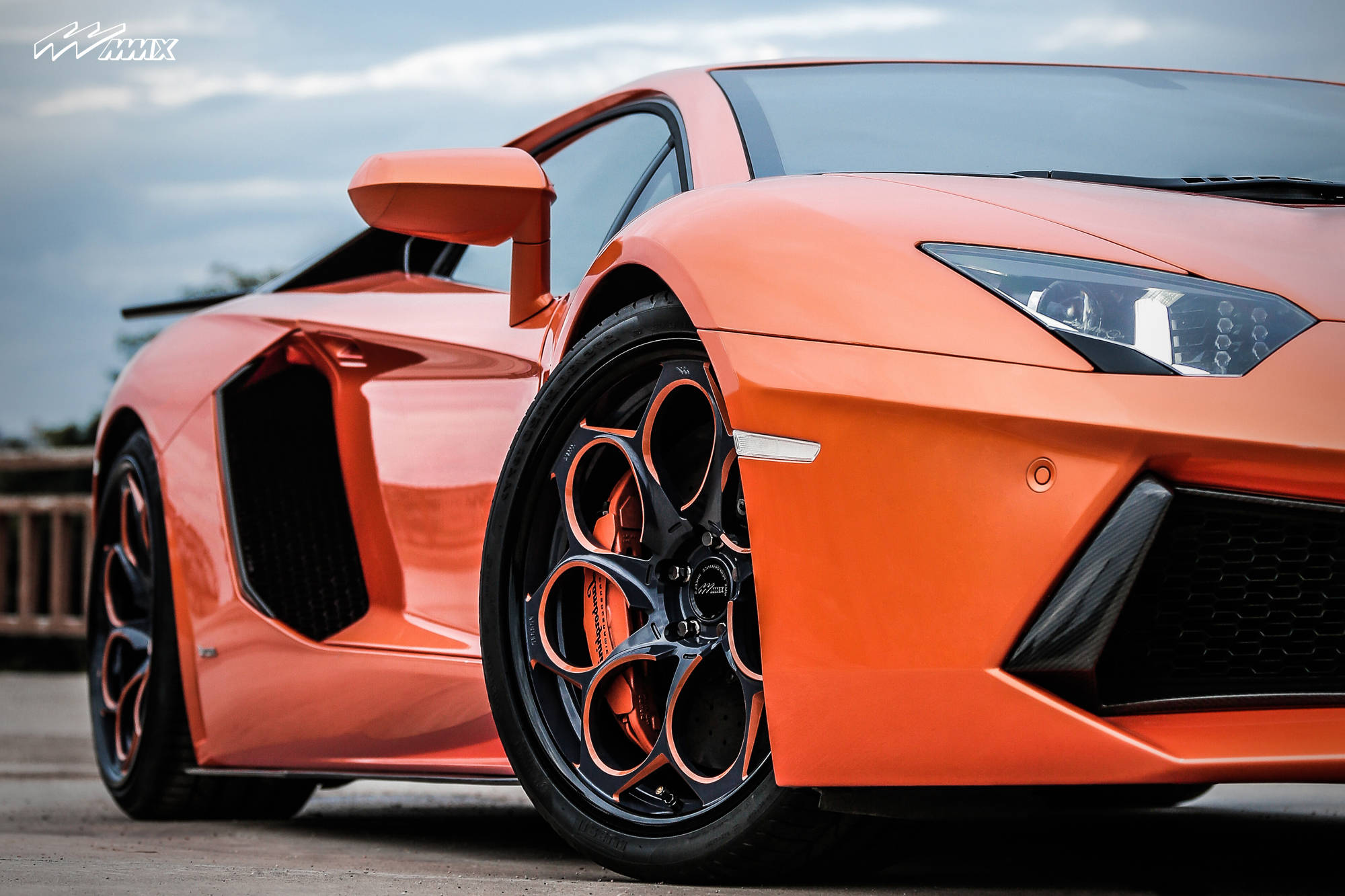 有钱人的玩具-兰博基尼lp700改装mmx轮毂