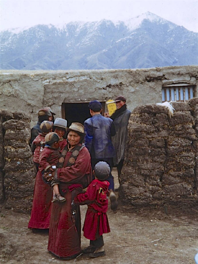 老照片1957年的甘肃武威珍贵的历史记忆