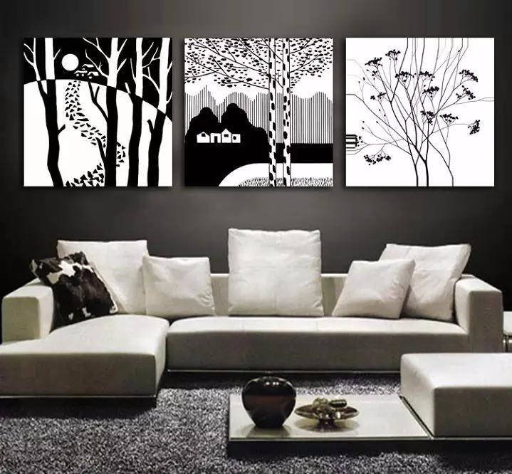 妙彩冰晶画:黑白装饰画 装点个性家居环境