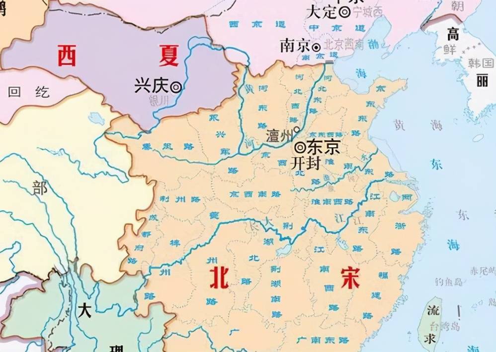 大宋王朝地图图片
