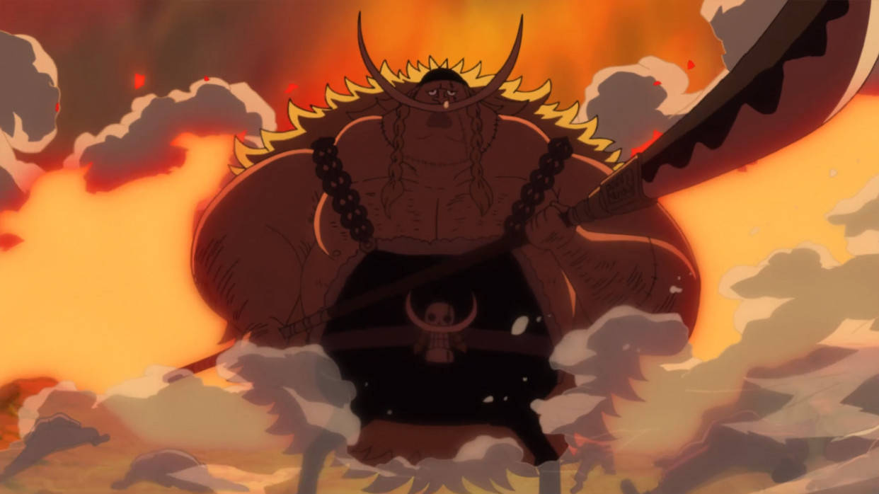 自称是白胡子的儿子,实力非常强悍,曾受邀成为王下七武海.