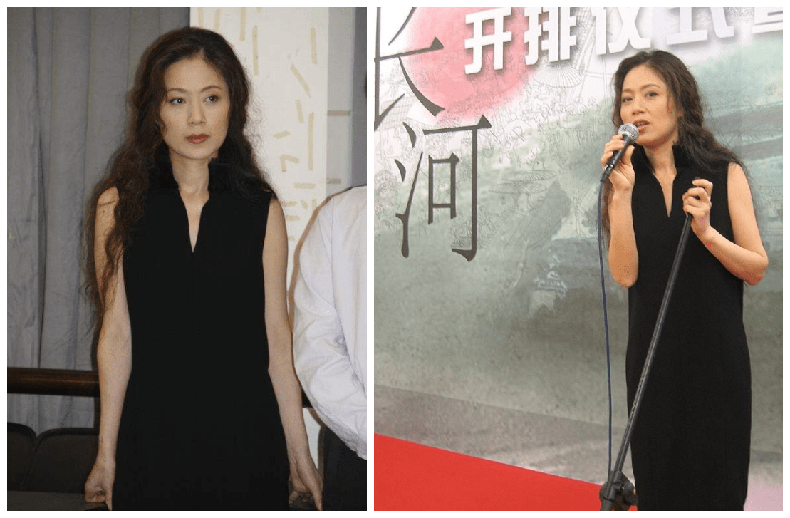 原创余秋雨妻子年轻时长这样,黑色v领裙配大波浪,这才叫千娇百媚