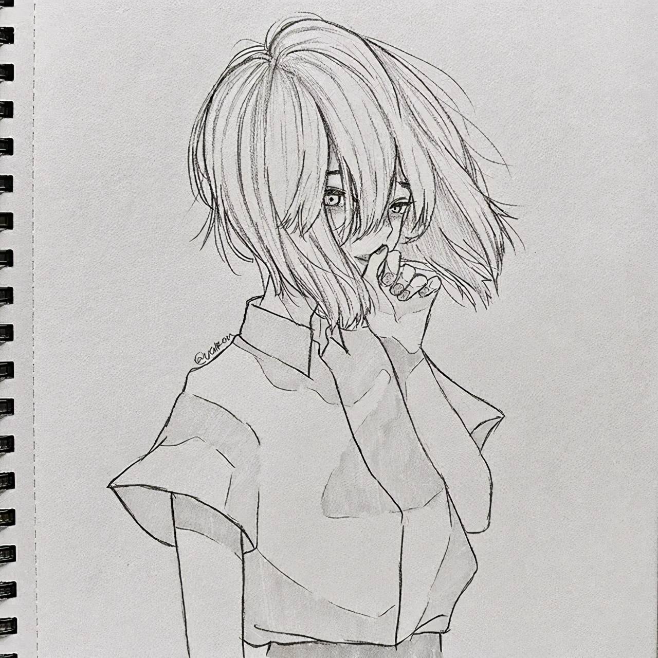 cg原画插画教程:临摹动漫人物手绘插画素材_收集整理