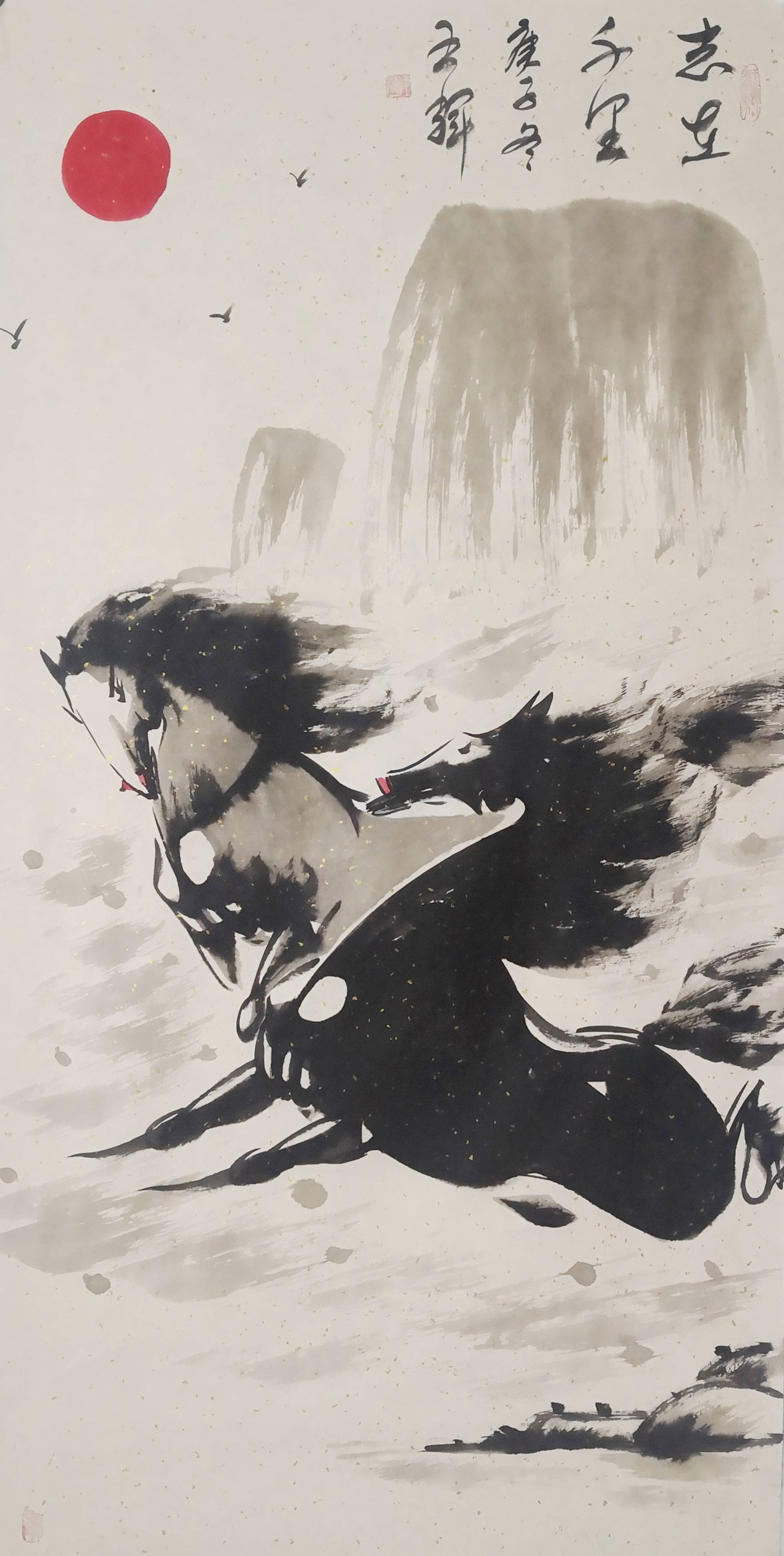 画马自有王者气,辉光直追悲鸿风——王辉画马作品赏析