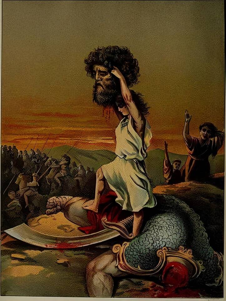 扫罗承摩西和约书亚之志而称王,其军事才能帮助他打败了诸多的异族.