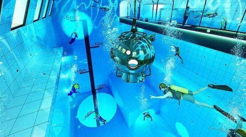 水深455米世界最深潜水泳池在波兰开放