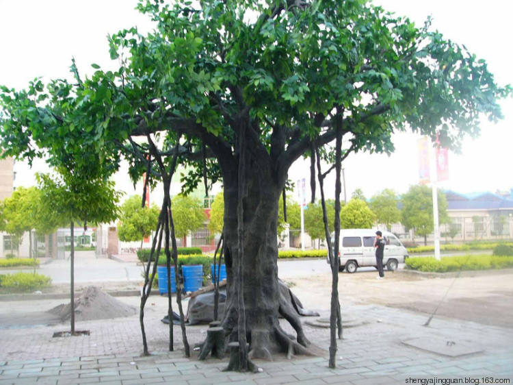 原创水泥仿真树在生活中的应用优势