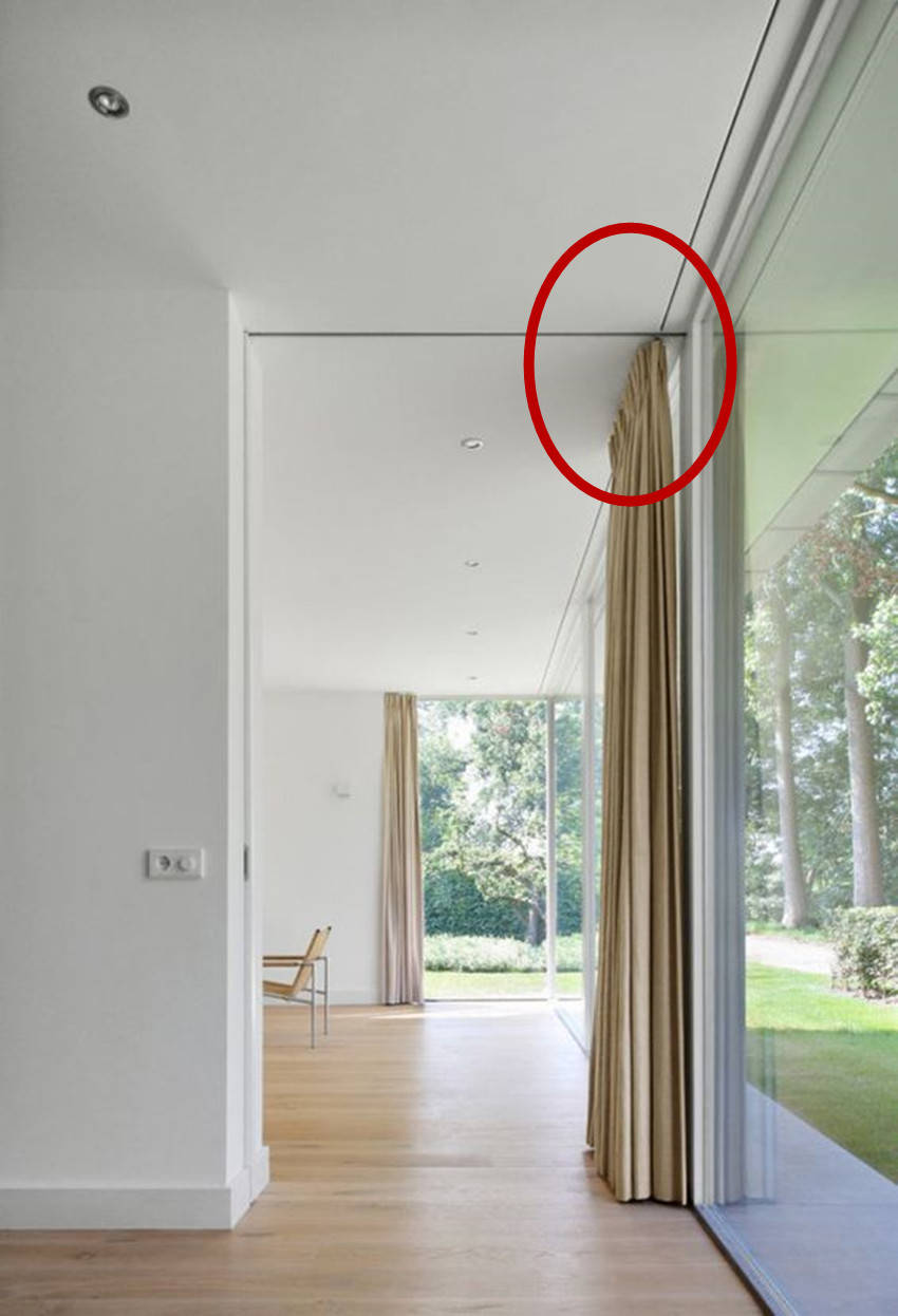 早知道我也不装窗帘盒了,棚顶安个隐藏轨道,这样挂窗帘贼板正