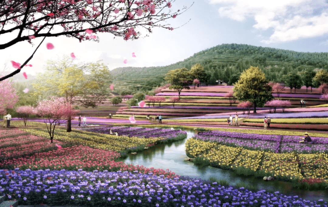 南充"西溪花谷"建设即将启动,500亩核心景观玫瑰园春节亮相