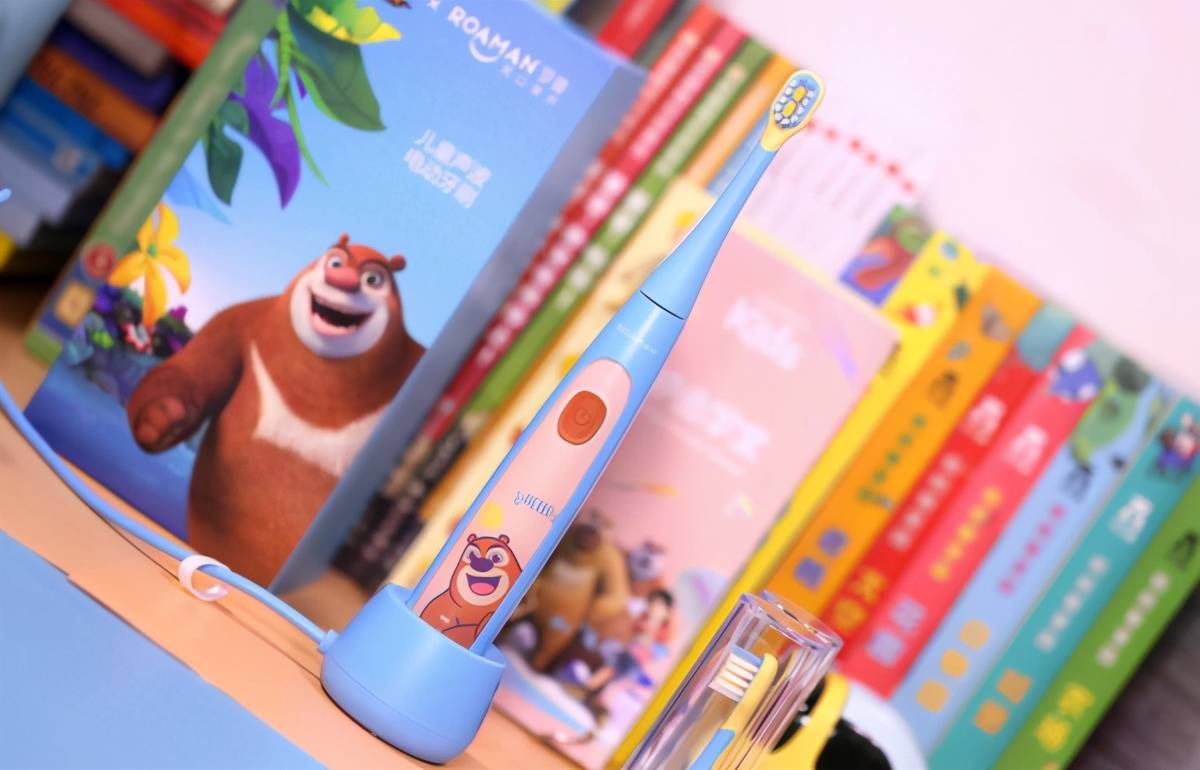 罗曼儿童声波电动牙刷,让小朋友爱上刷牙